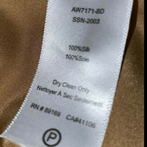 ATM Contrast Detail Silk Satin Slipdress - Picture 8 of 10